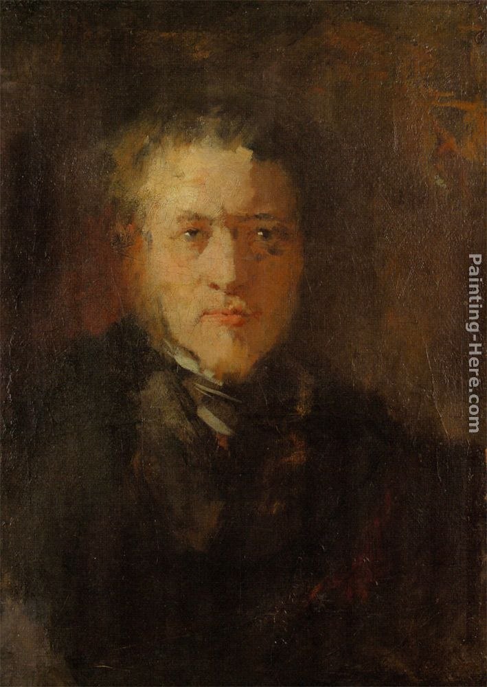 Wilhelm Leibl Bildnis Des Malers Johann Herterich